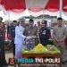 HUT ke-81 TNI, Polres Lampung Utara Berikan Kejutan Tumpeng ke Jajaran TNI