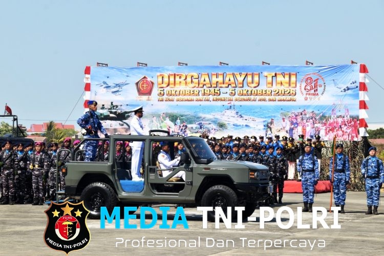 Upacara HUT Ke-81 TNI di Merauke Teguhkan Pengabdian Bersama Rakyat Untuk Indonesia Berdaulat