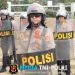 Tingkatkan Kemampuan Personel, Wakapolres Lampung Utara Pimpin Latihan Dalmas