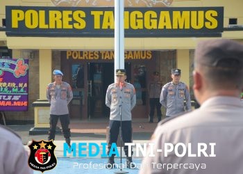 Pimpin Apel Perdana, Ini Pesan Tegas Kapolres Tanggamus AKBP AH Hudi Arif