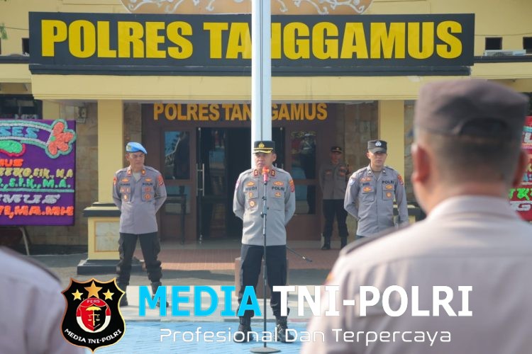 Pimpin Apel Perdana, Ini Pesan Tegas Kapolres Tanggamus AKBP AH Hudi Arif