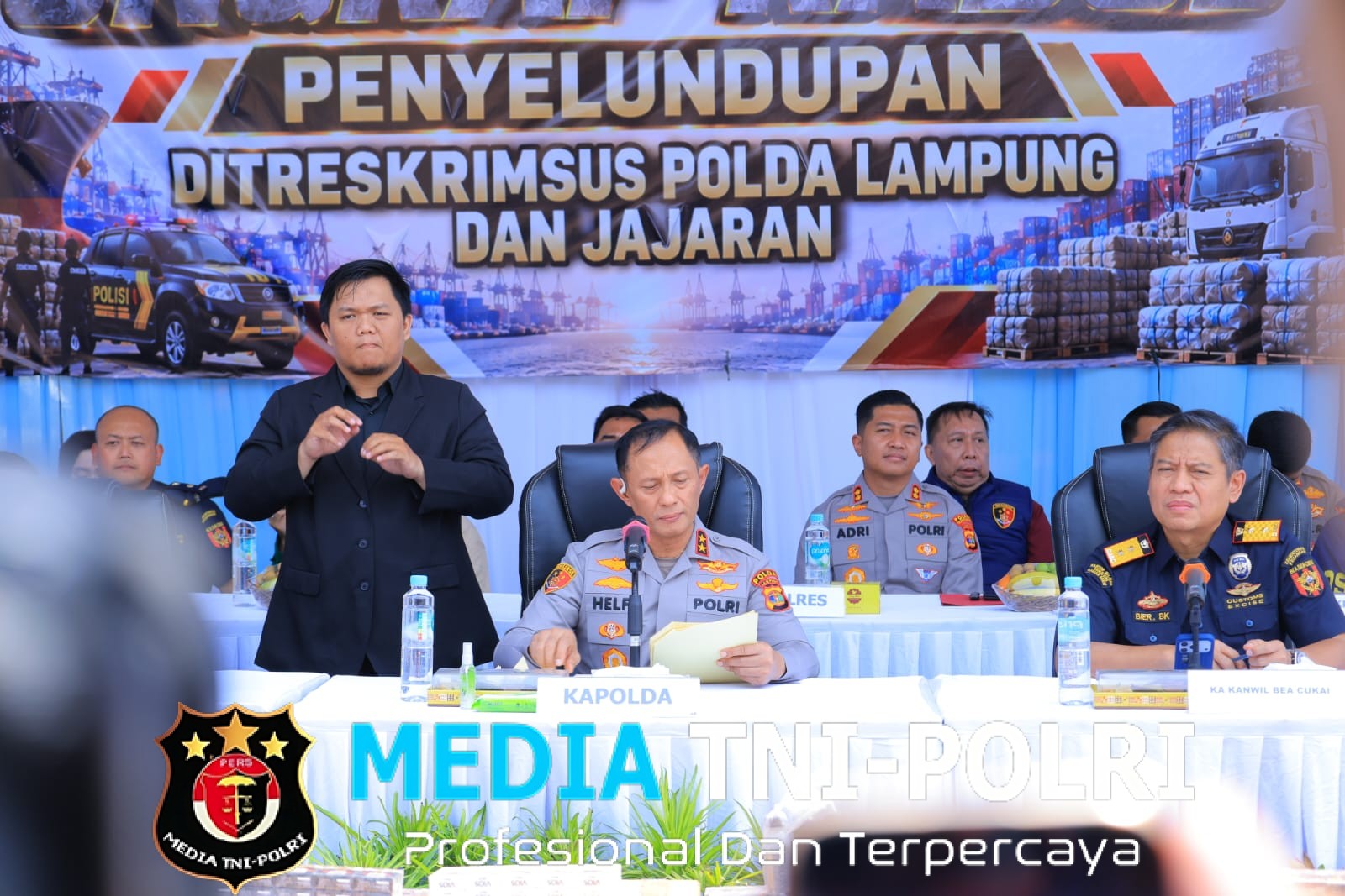 Polda Lampung Ungkap Kejahatan Ekonomi, Amankan Rokok Ilegal, Merkuri Tanpa Dokumen, dan Produk Impor Ilegal