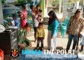 Wujud Dukungan Kesehatan, Babinsa Dan Bidan Desa Dampingi Posyandu ILP Di Ngaringan Blitar