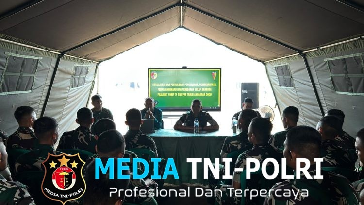 Yonif TP 951/Pandeka Marapi Perkuat Komitmen Prajurit Bebas Narkoba Melalui Sosialisasi P4GN