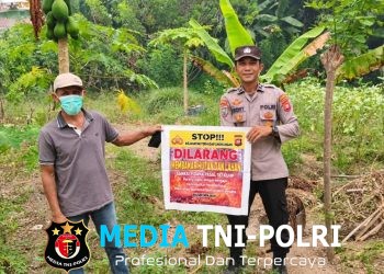 Polsek Menjalin Edukasi Warga Cegah Karhutla, Ajak Masyarakat Lebih Peduli Lingkungan