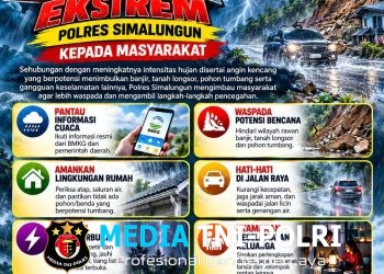 Siaga Cuaca Ekstrem, Polres Simalungun Keluarkan Enam Imbauan Penting untuk Warga