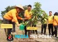 Kapolres Binjai Pimpin Olahraga Bersama, Tanam 100 Pohon Alpukat untuk Dukung Kelestarian Lingkungan