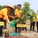 Kapolres Binjai Pimpin Olahraga Bersama, Tanam 100 Pohon Alpukat untuk Dukung Kelestarian Lingkungan
