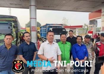 Atasi Kelangkaan BBM Subsidi, Polres Lampung Utara Dampingi DPRD Sidak 5 SPBU