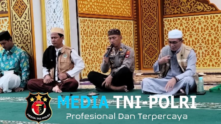 Subuh Keliling di Masjid Baiturrahman, Polres Landak Perkuat Silaturahmi dan Pesan Kamtibmas
