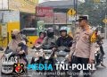 Polsek Setu Hadir di Jam Sibuk Pagi, Atur Lalu Lintas dan Ingatkan Pengendara Utamakan Keselamatan