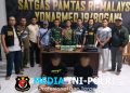 Satgas Pamtas Yonarmed 19/Bogani Gagalkan Penyelundupan 5,269 Kg Sabu di Perbatasan Malaysia