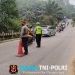 197 Personel Polres Landak Diterjunkan, Atur Lalu Lintas Pagi di Titik Rawan Macet dan Kecelakaan