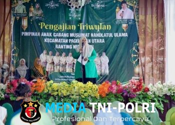 Wakil Bupati Pringsewu Hadiri Pengajian Triwulan Muslimat NU Ranting Neglasari