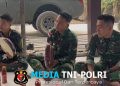 Pererat Tali Silaturahmi, Satgas Yonif 147/KGJ Pos Kotis Meyado Latih Seni Hadroh di Distrik Meyado