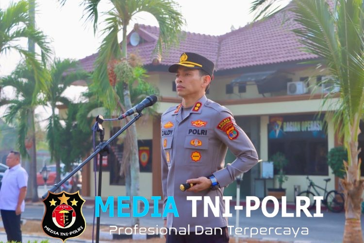 Apel Perdana, Kapolres Lampung Tengah Tekankan Disiplin, Integritas dan Pelayanan Humanis