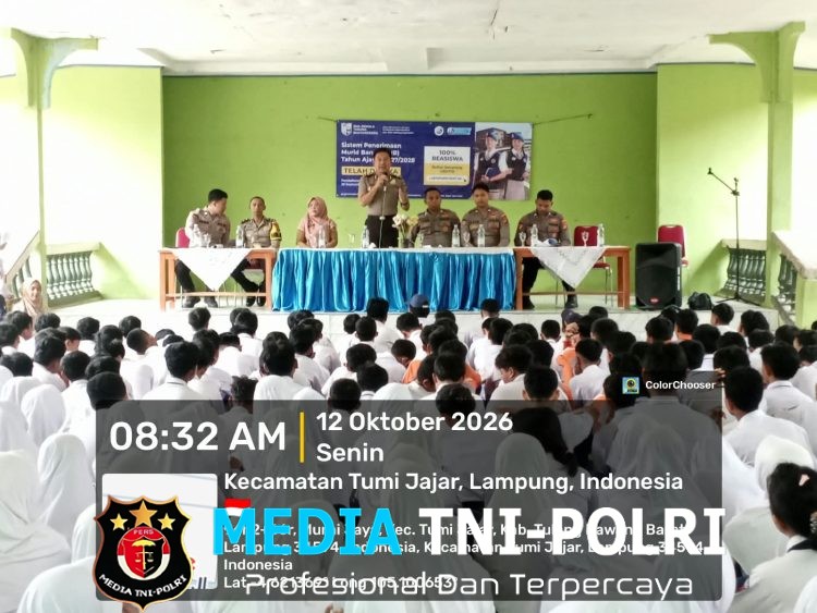 Polres Tulang Bawang Barat Sosialisasi Sistem Penerimaan Murid Baru (SPMB) SMA Kemala Taruna Bhayangkara Tahun Ajaran 2027/2028