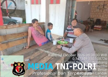 Duduk Bersama Warga Saat Patroli Siang, Polsek Air Besar Perkuat Kedekatan dan Gaungkan Pesan Kamtibmas!
