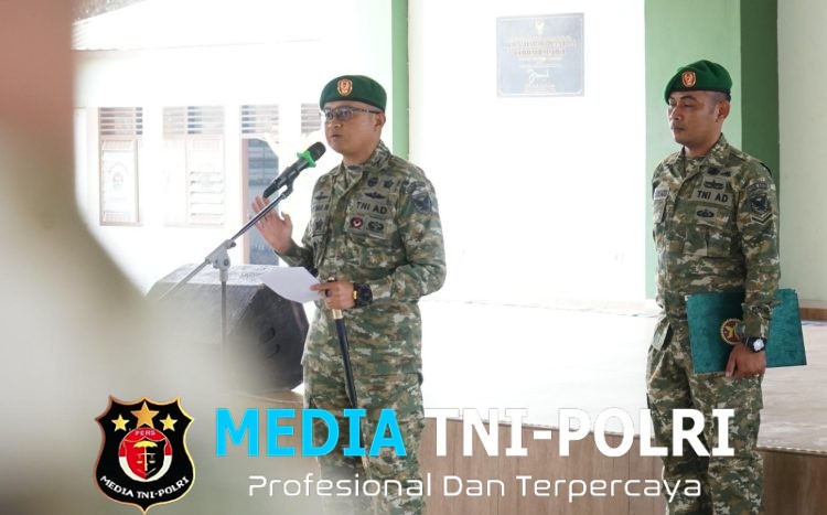 Selangkah Lebih Tinggi, Tanggung Jawab Lebih Besar! 66 Prajurit Kodim 0402/OKI-OI Naik Pangkat