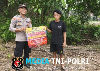 Polsek Menjalin Edukasi Warga Cegah Karhutla, Ajak Masyarakat Lebih Peduli Lingkungan