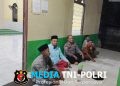 Sambangi Jamaah Masjid Uswatun Hasanah, Polsek Sebangki Sampaikan Imbauan Pencegahan Karhutla