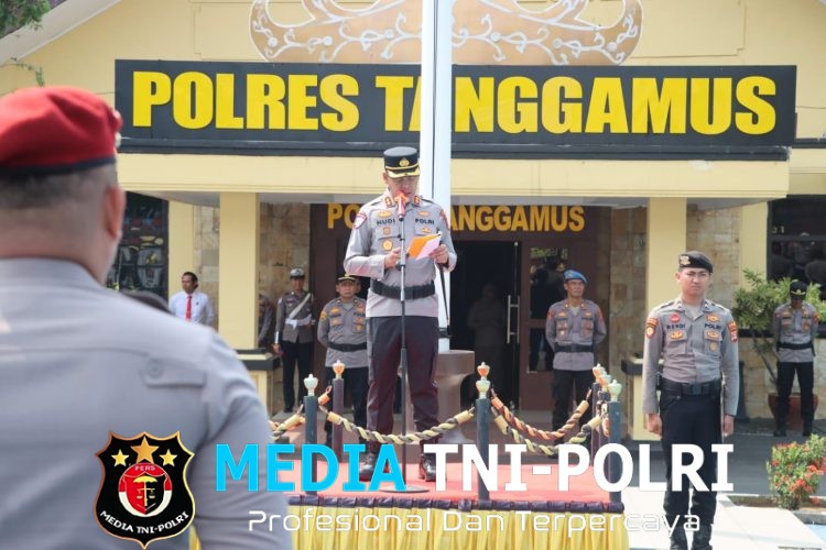 Kapolres Tanggamus Pimpin Sertijab Kabaglog, Tekankan Efisiensi dan Transparansi Logistik