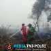 Gerak Cepat TNI Bersama Tim Gabungan Lakukan Groundchek dan Pemadaman Karhutla di Tulung Selapan
