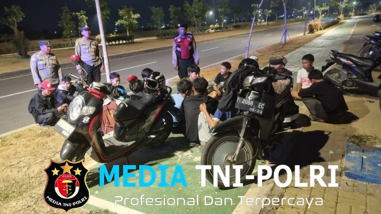 Antisipasi Kejahatan Jalanan dan Balap Liar, Polsek Cikarang Pusat Intensifkan Patroli KRYD di Kawasan AEON Mall Deltamas