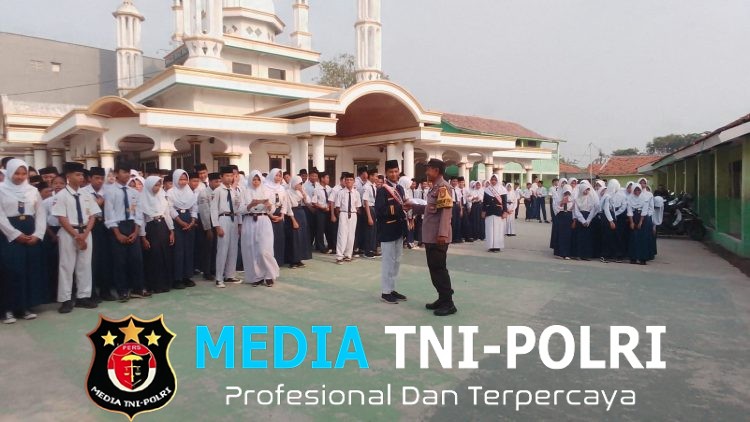 Police Goes to School, Polsek Sukatani Sosialisasikan Penerimaan Siswa SMA Kemala Taruna Bhayangkara dan Edukasi Bijak Bermedia Sosial