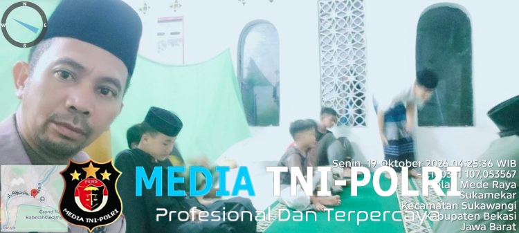 Subuh Keliling di Musala Nurul Huda, Bhabinkamtibmas Polsek Tambelang Pererat Silaturahmi dan Ajak Jamaah Jaga Kamtibmas