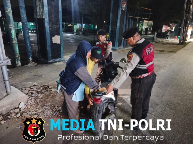 Antisipasi Tawuran dan Kejahatan 3C, Polsek Babelan Gelar Operasi Kejahatan Jalanan di Kawasan Pasar Babelan