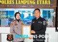 Di Luar Tugas Kehumasan, Aipda Heriyanto Berhasil Amankan Pelaku Pencurian yang Viral di Alfamart, Terima Penghargaan dari Kapolres Lampung Utara