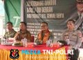 Pererat Silaturahmi dengan Masyarakat Cengal, Dandim 0402/OKI Resmikan Peletakan Batu Pertama Posramil dan Terima Penyerahan 8 Pucuk Senpira