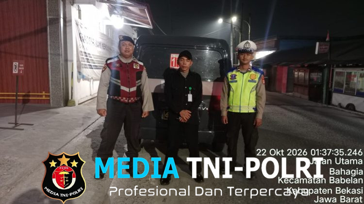 Polsek Babelan Intensifkan Patroli Biru Dini Hari, Antisipasi Kejahatan 3C dan Gangguan Kamtibmas