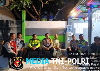 Polsek Cikarang Pusat Gelar Patroli KRYD dan Strong Point, Antisipasi Kejahatan Jalanan serta Tawuran