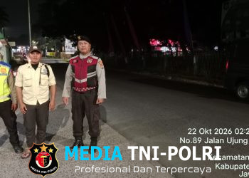 Polsek Babelan Intensifkan Patroli Biru di Jalan Ujung Harapan, Antisipasi Kejahatan 3C dan Gangguan Kamtibmas