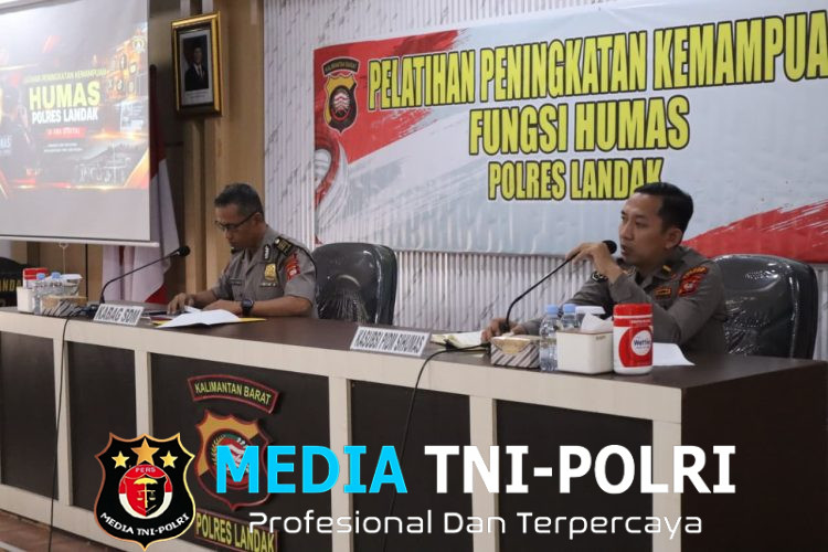 Tingkatkan Kompetensi di Era Digital, Polres Landak Gelar Pelatihan Pemanfaatan AI untuk Fungsi Humas