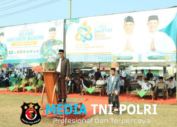 Kapolres Tulang Bawang Barat Hadiri Upacara Peringatan Hari Santri Nasional 2026, Tegaskan Komitmen Polisi Peduli Pendidikan