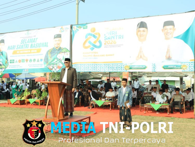 Kapolres Tulang Bawang Barat Hadiri Upacara Peringatan Hari Santri Nasional 2026, Tegaskan Komitmen Polisi Peduli Pendidikan
