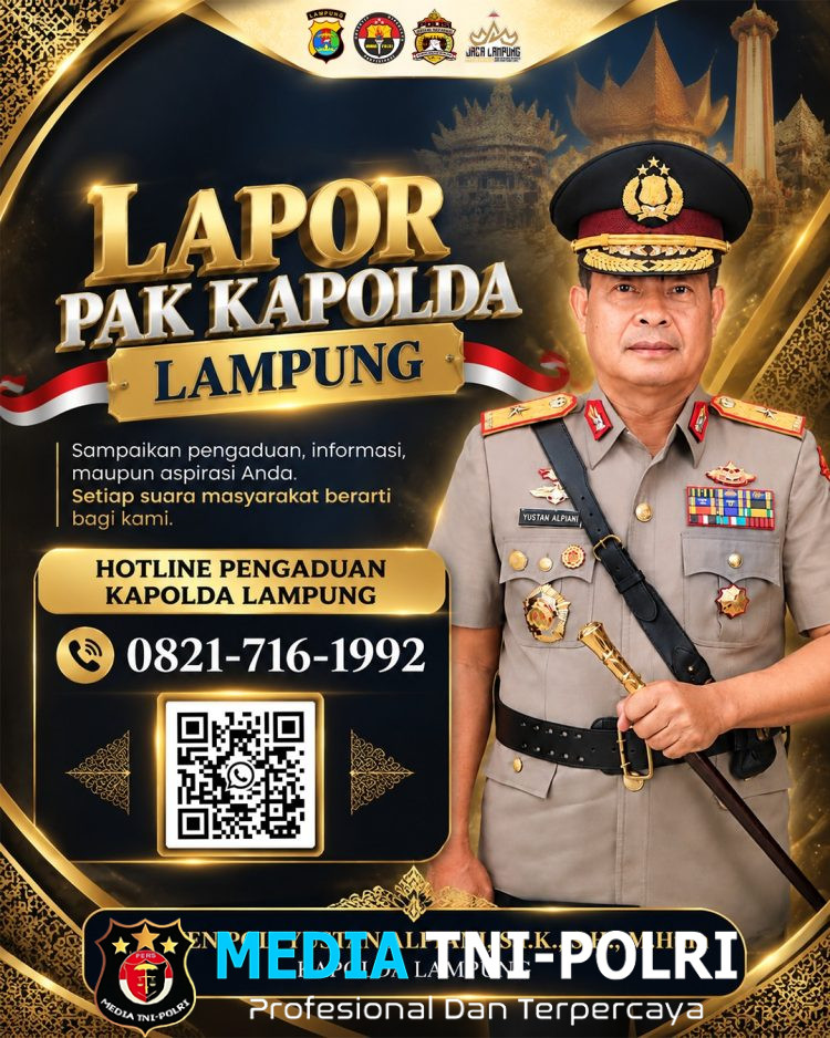 Polda Lampung Buka Hotline “Lapor Pak Kapolda”, Warga Bisa Sampaikan Aduan dan Aspirasi