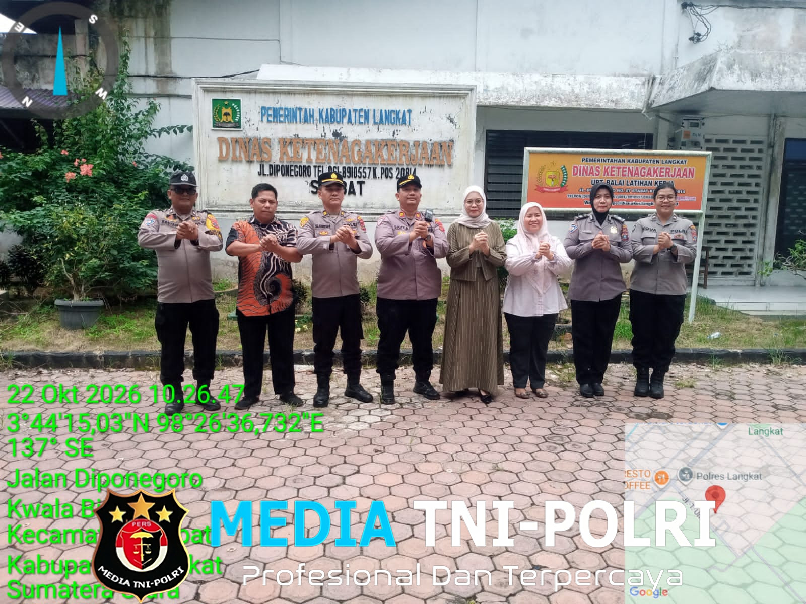 Polres Langkat Gandeng Disnaker, Program Poliran Buka Peluang Kerja bagi Masyarakat