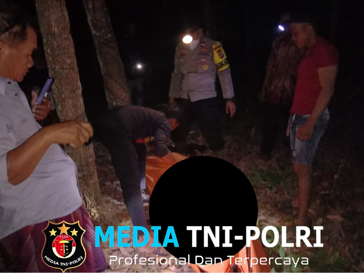 Tim Inavis Polres Mesuji Evakuasi Pelaku Pencurian Getah Karet yang Tewas Diamuk Massa di Desa Sido Mulyo