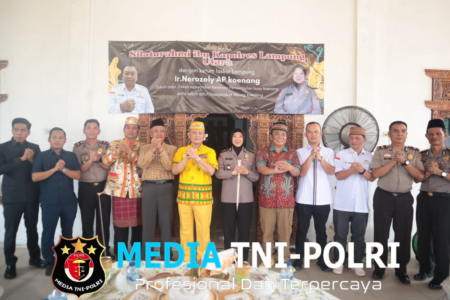 Perkuat Sinergi Kamtibmas, Kapolres Lampung Utara Silaturahmi dengan Ketua Umum LLI