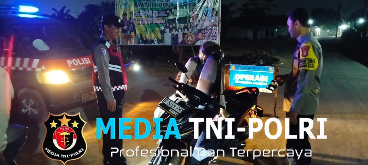 Polsek Serang Baru Gelar Operasi Kejahatan Jalanan, Antisipasi Tawuran, Geng Motor, Begal, dan Gangguan Kamtibmas