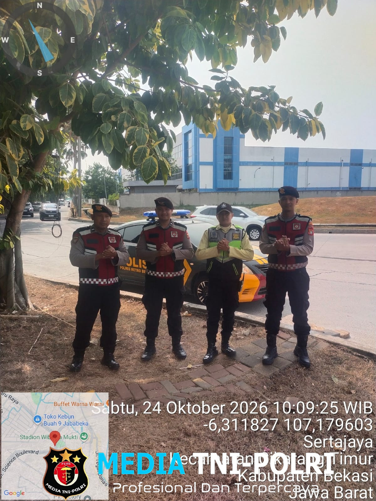 Patroli Dialogis Tim Patko Polres Metro Bekasi, Antisipasi Curanmor, Begal dan Tawuran