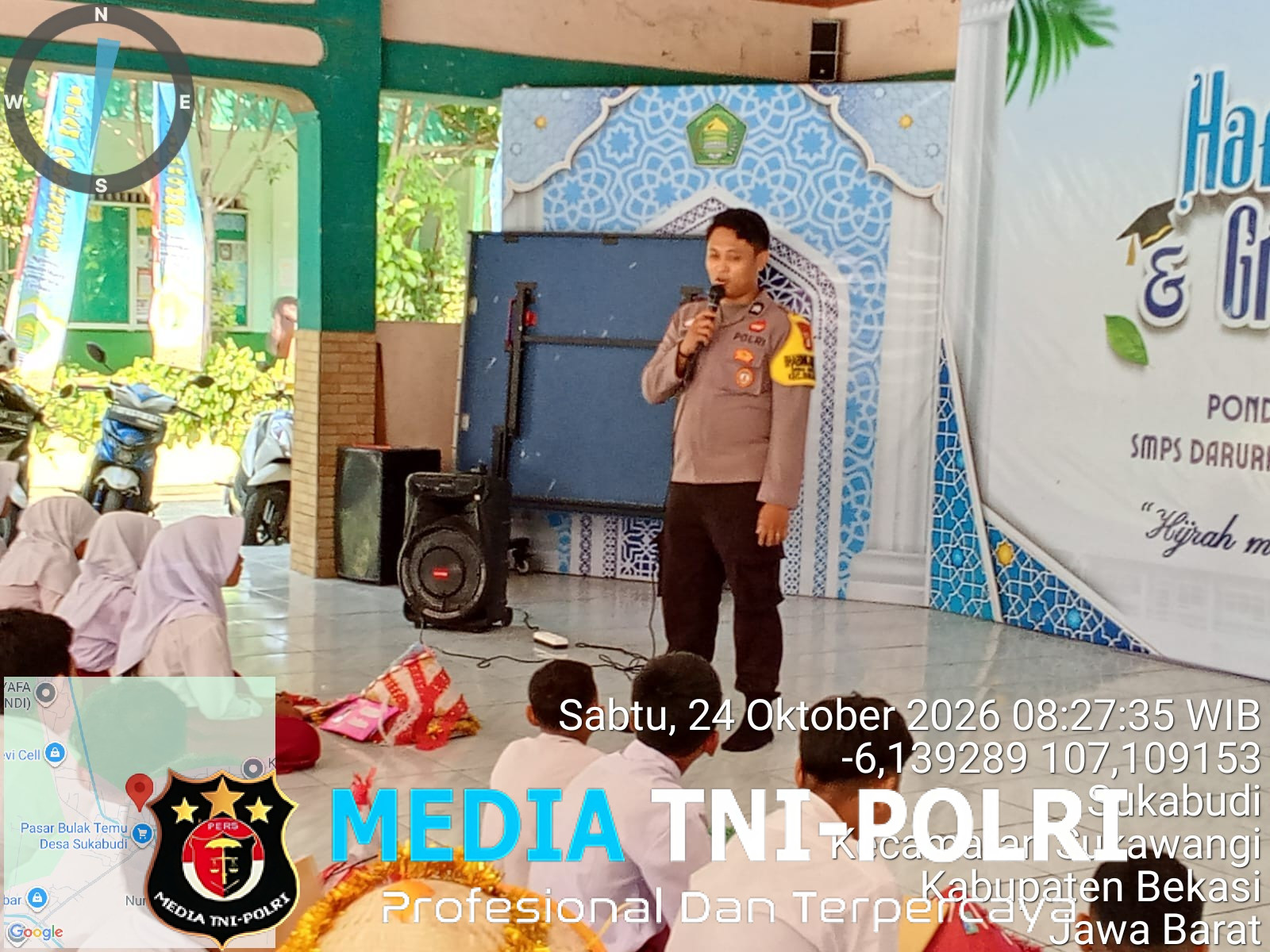 Police Goes to School, Polsek Tambelang Edukasi Pelajar SMK Islam Darulrohman Cegah Tawuran dan Kenakalan Remaja