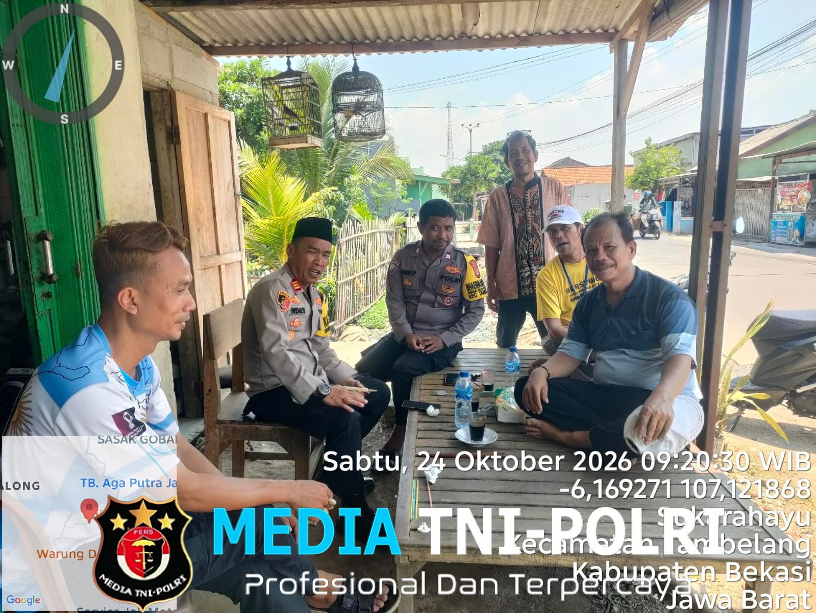 Kapolsek Tambelang Sambangi UMKM Pengrajin Batu Akik, Perkuat Silaturahmi dan Kamtibmas
