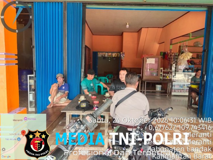 Sentuh Hati! Momen Polisi Meranti Patroli Sambil Sapa dan Dengar Curhat Warga