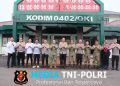 Dandim 0402/OKI Terima Audiensi Kapolres OKI Perkuat Sinergi TNI-Polri