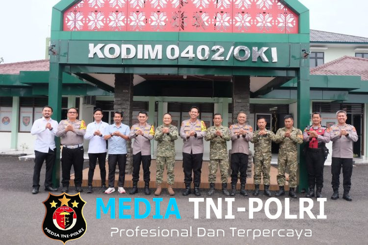 Dandim 0402/OKI Terima Audiensi Kapolres OKI Perkuat Sinergi TNI-Polri